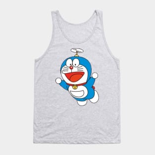 doraemon fly Tank Top